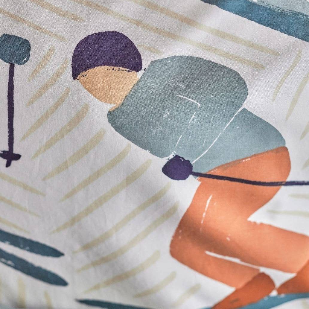 Sylvie Thiriez - Vente Housses de couette - Housse de couette imprimée Après-ski2