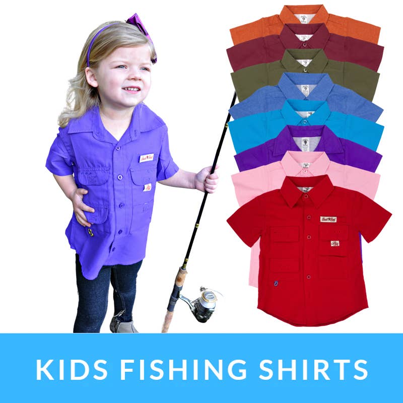 Kids Fishing Shorts - Performance Fishing Clothing for Boys
