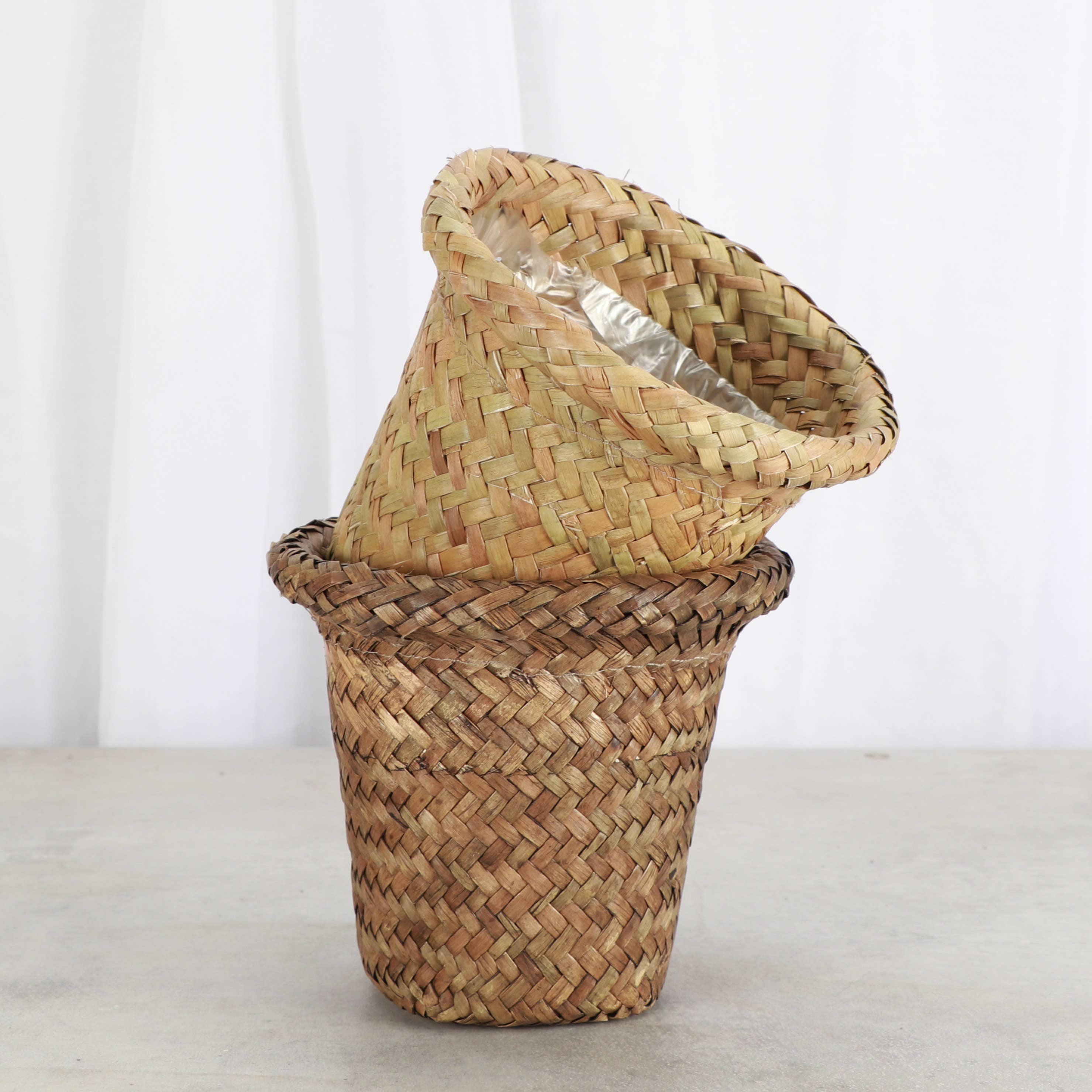 Thorsen's Greenhouse - Wholesale Plant Pot - 4" Woven Decorative Pot Cover for Plants5