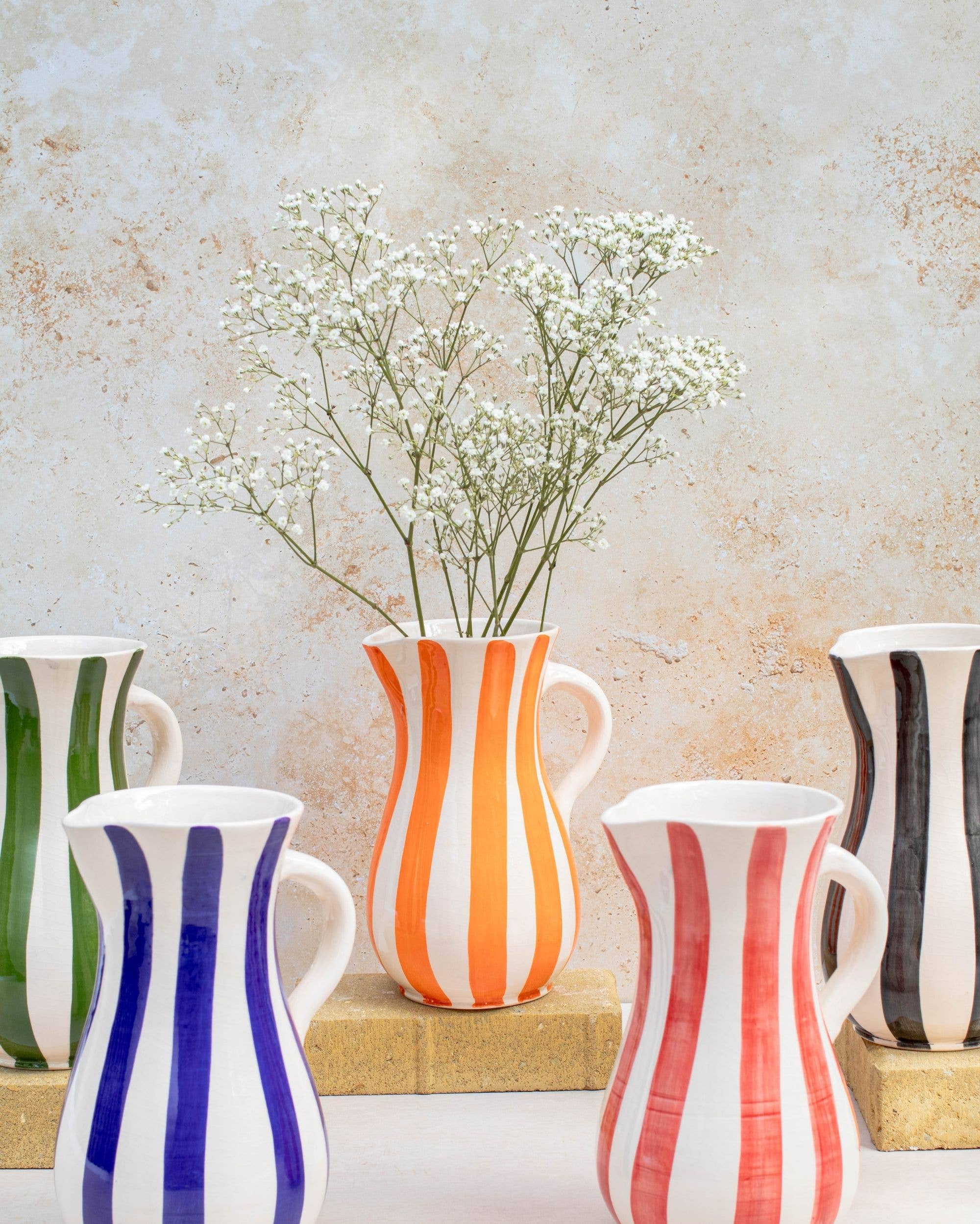 Maison Berber – wholesale Jug – Moroccan Striped Large Jug
7