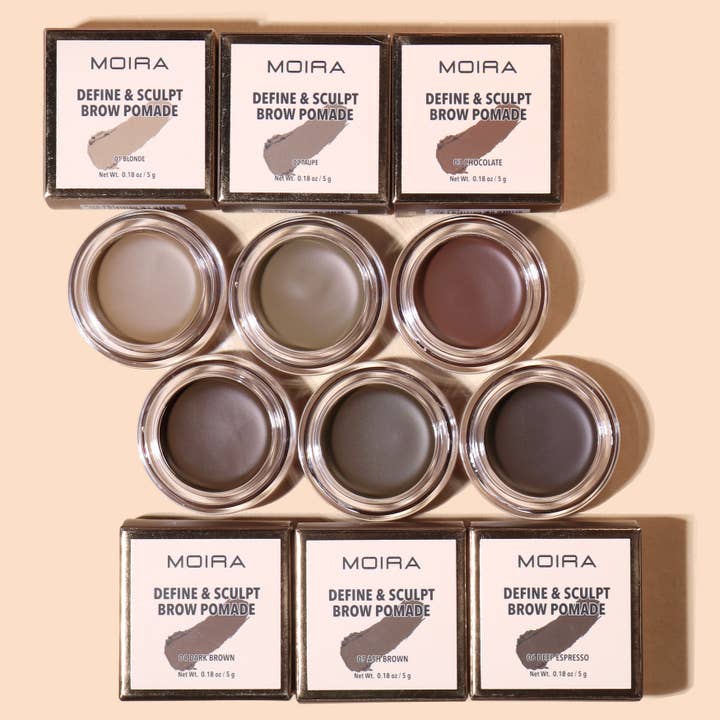 Moira Cosmetics - Venta al por mayor Lápices/rellenadores de cejas - Pomada para cejas Define & Sculpt (003, chocolate)