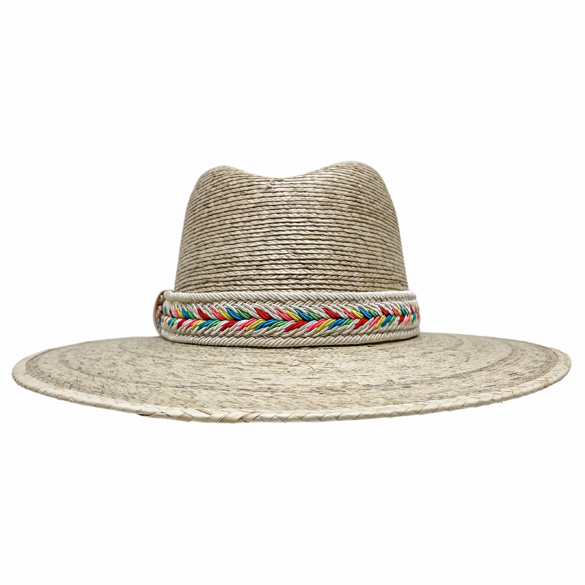 Natural Wide Brim Mexican Palm Hat - Style Bisbee | Open Sizing 6 for wholesale on Faire3