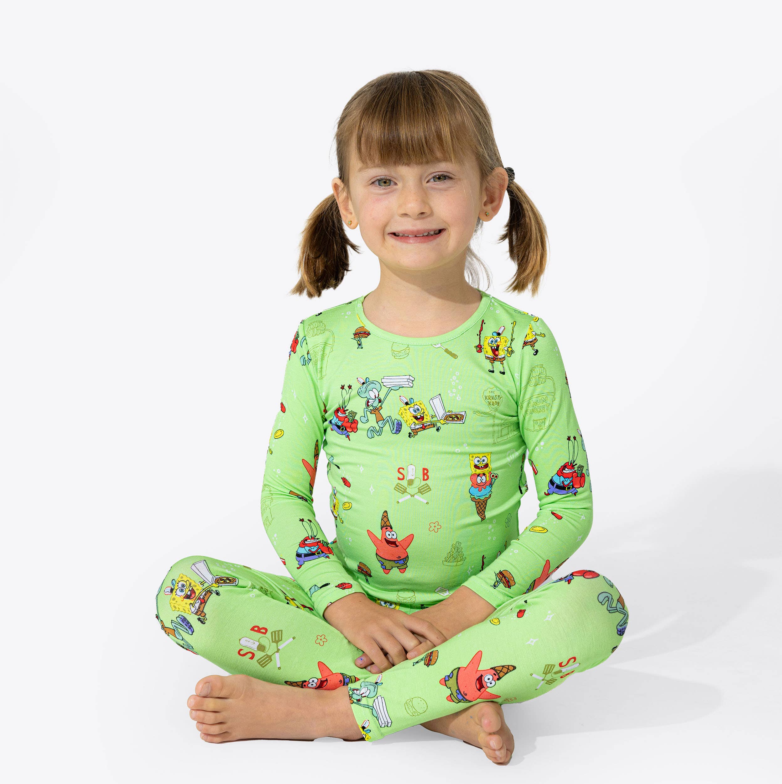 Bellabu Bear – Conjunto de pijama - Crianças por atacado – Pijamas de Bambu Foodie Foodie para crianças7