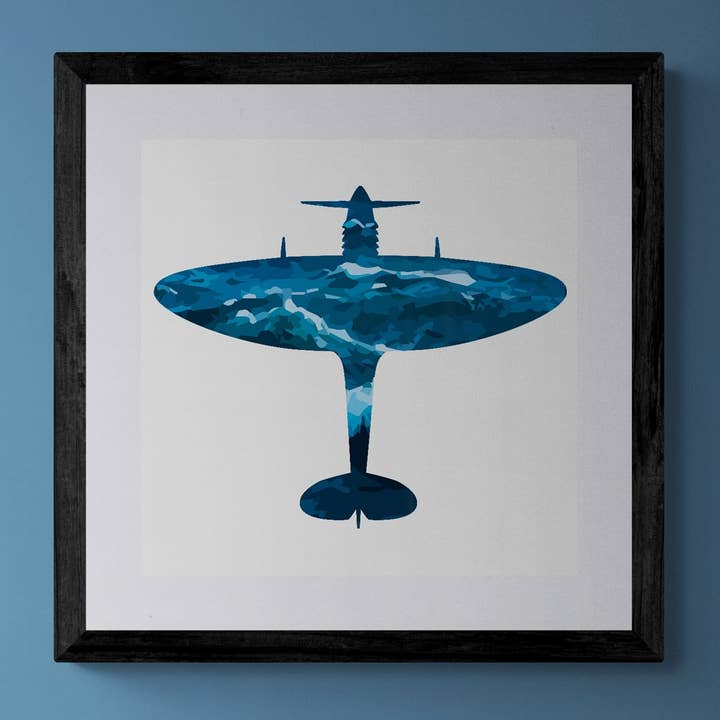 Seafire Stormy Seas Print for wholesale by Gillian Jones Designs