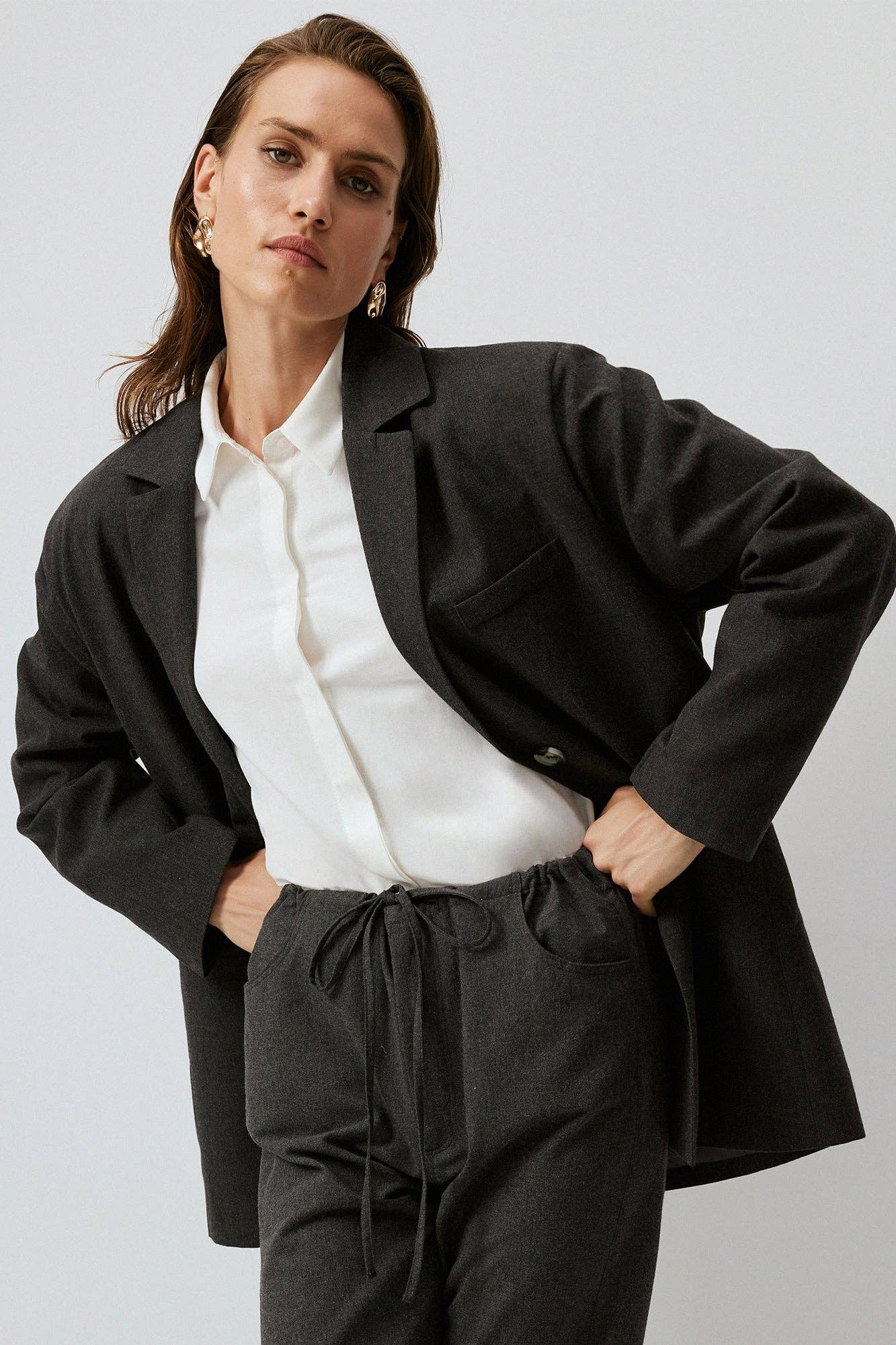 Antracita CHAQUETA BLAZER de venta al por mayor en Faire0