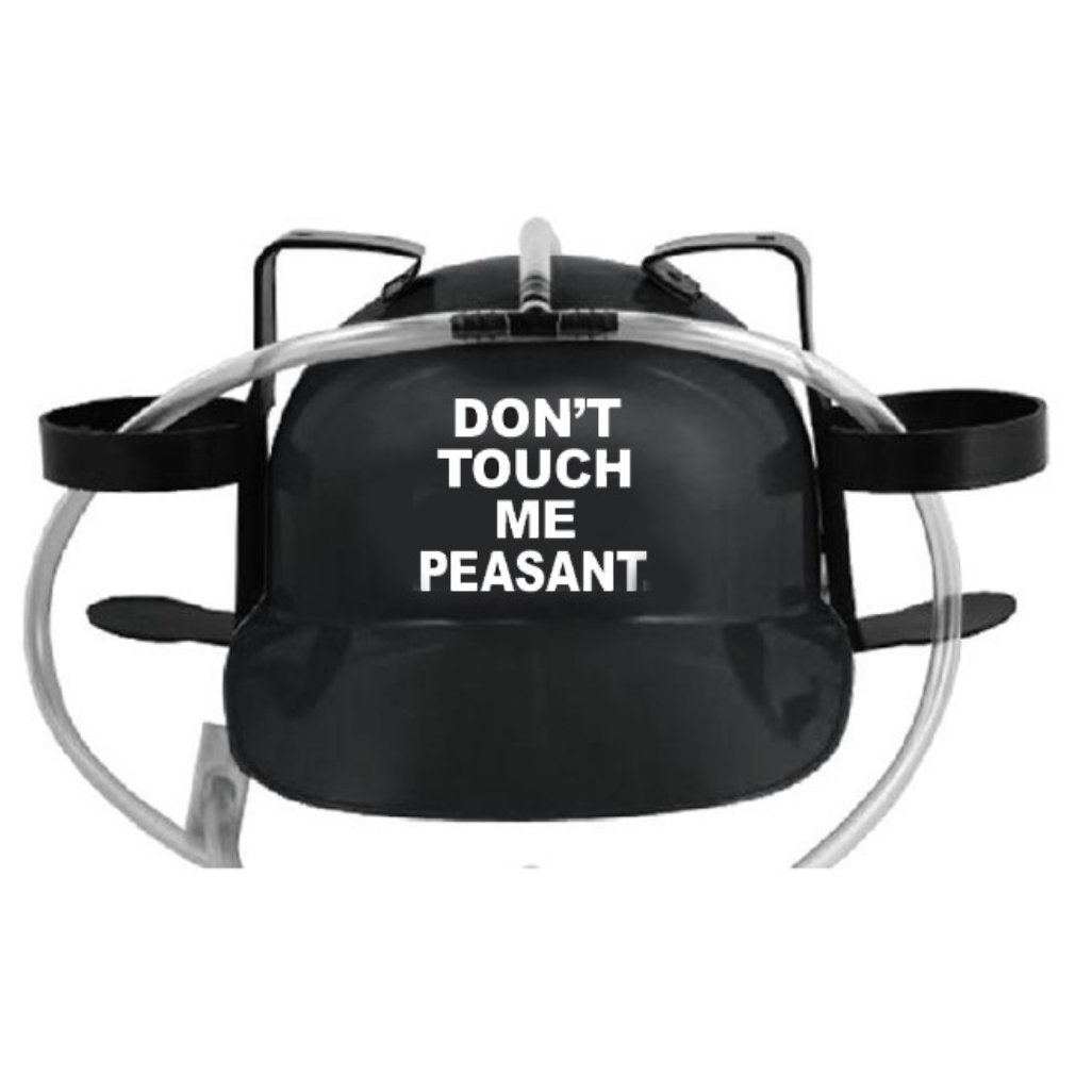 Island Dogs - Wholesale Gag Gift/Novelty Gift - Don't Touch Me Peasant Drinking Hat0