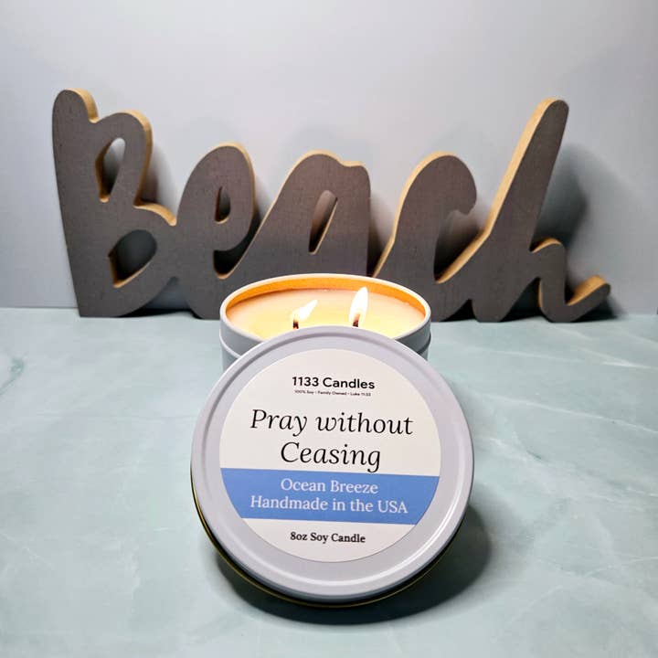 1133 Candles - Wholesale Travel Candles - Soy Candle Bundle of 10 | Faith Based | Made in USA10