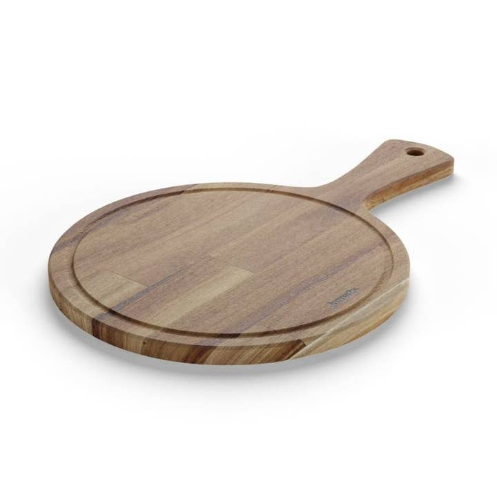 Round Juice Grooved Rustic Board 27cm for wholesale by Jomafe