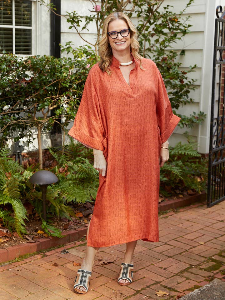 Bianca Caftan, Clementine Print for wholesale by Dessous Loungewear