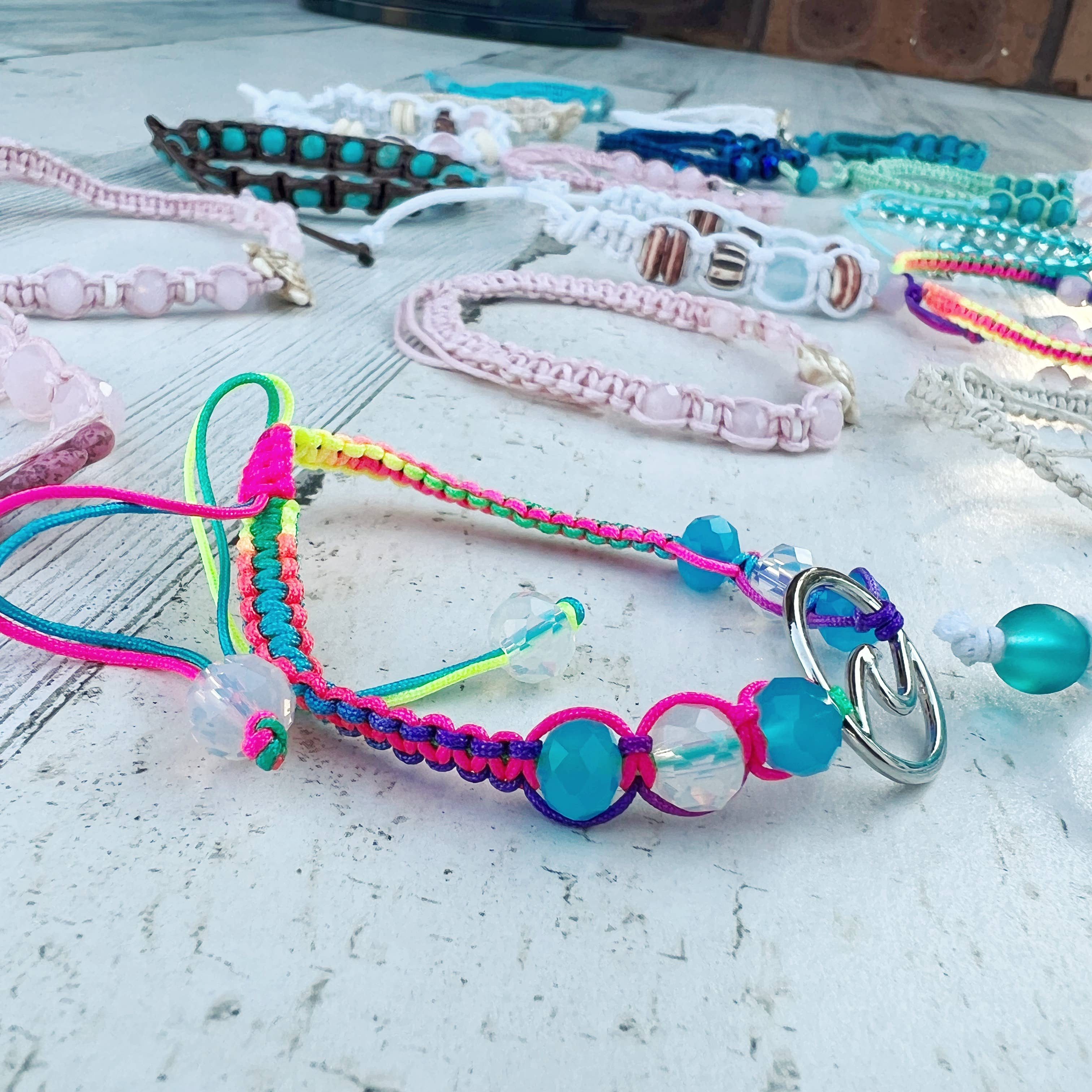 Gypsy Soul - Wholesale Beaded Bracelet - Sea Glass Bracelets With Display4