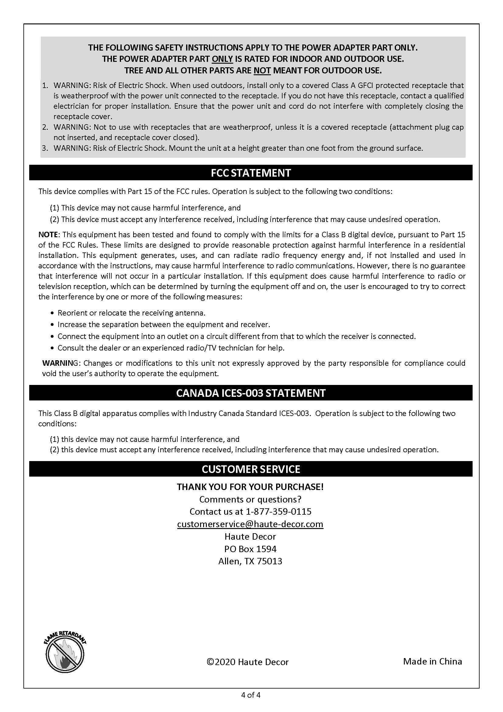 Haute Decor - Wholesale Artificial Christmas Tree - 5 Foot Prelit Flocked Timberland Fir Potted Christmas Tree9