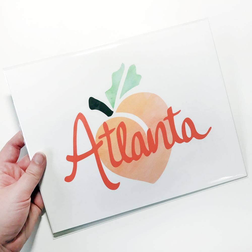 Sunny Day Designs - Wholesale Art Print - Atlanta Peach Art Print (8x10)1