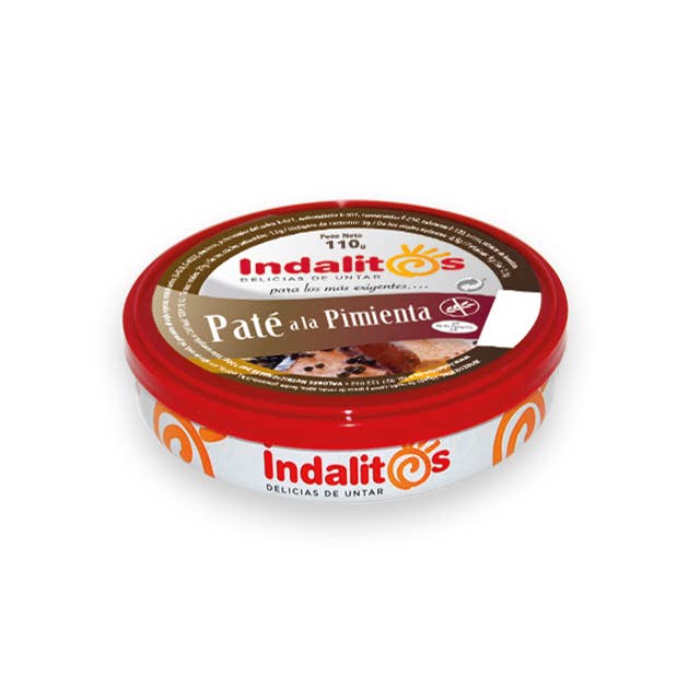 Indalitos - Wholesale Shelf Stable Prepared Meal - Pepper Pate Pate 110Gr