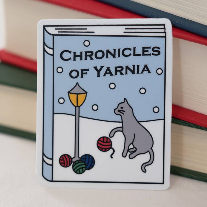 Autocollant Les Chroniques de Yarnia pour la vente par Bona Fide Bookworm