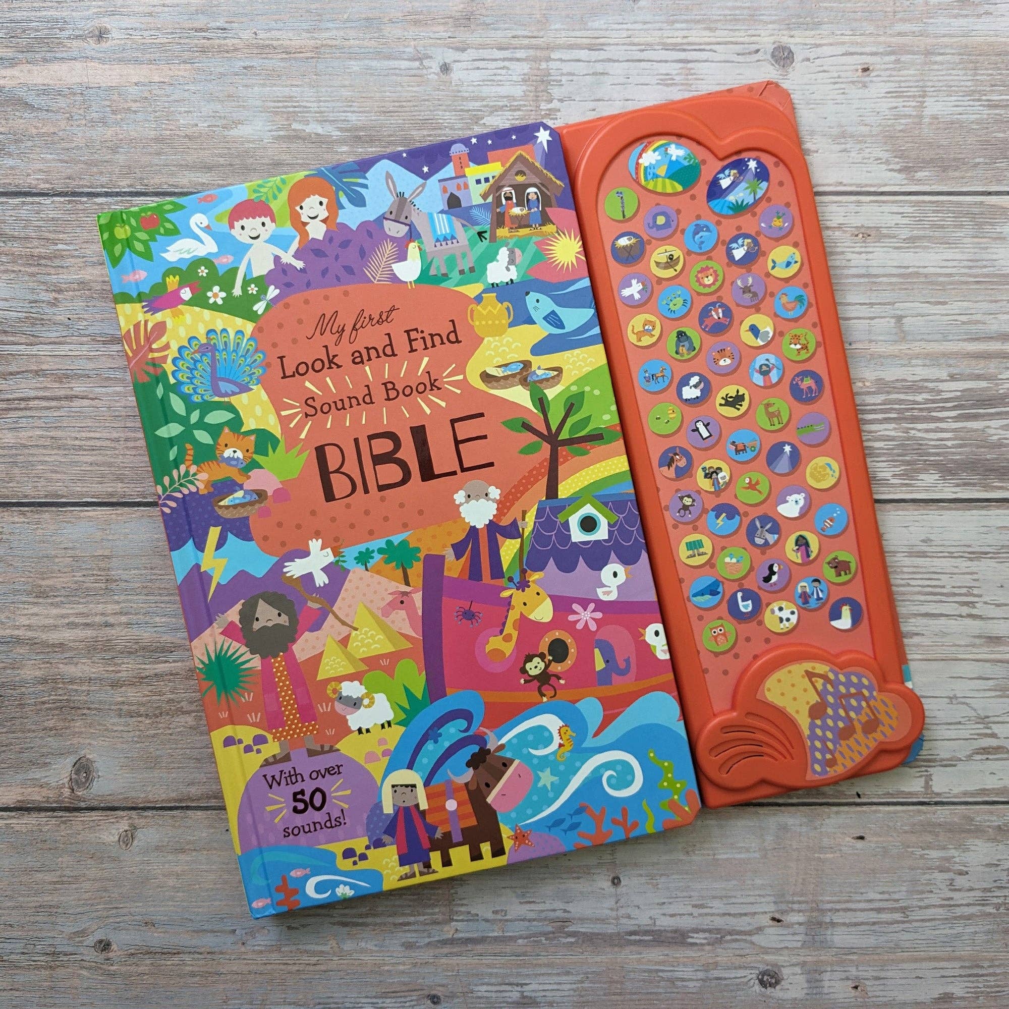 Robert Frederick Ltd – wholesale Pre-school book (3–5) – My First Look And Find Bible - Children's 50 Button Sound Book1