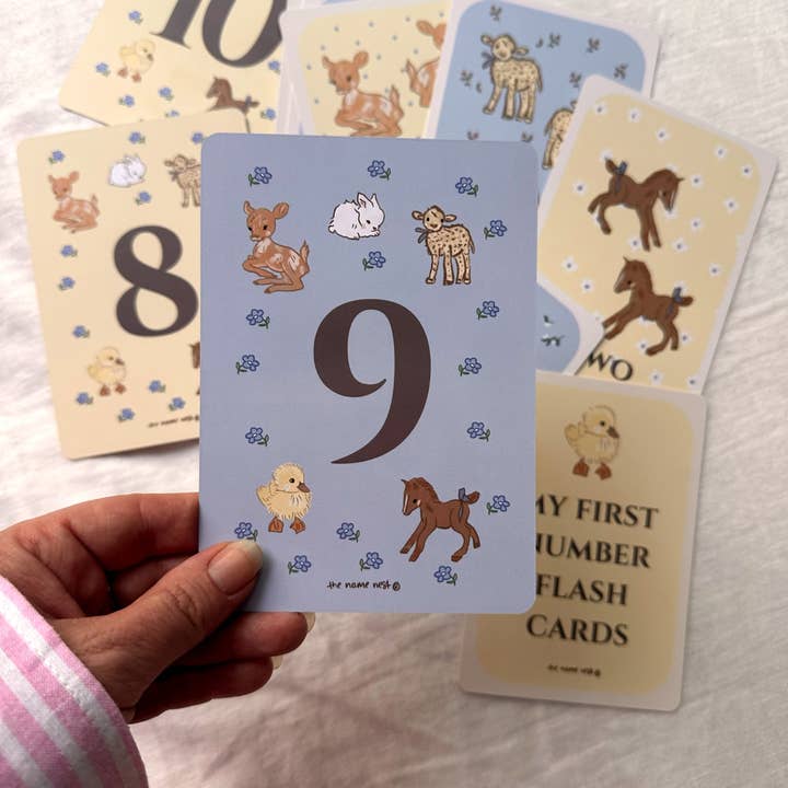 the name nest – wholesale Learning cards – Child & baby – My First Number flash card set3