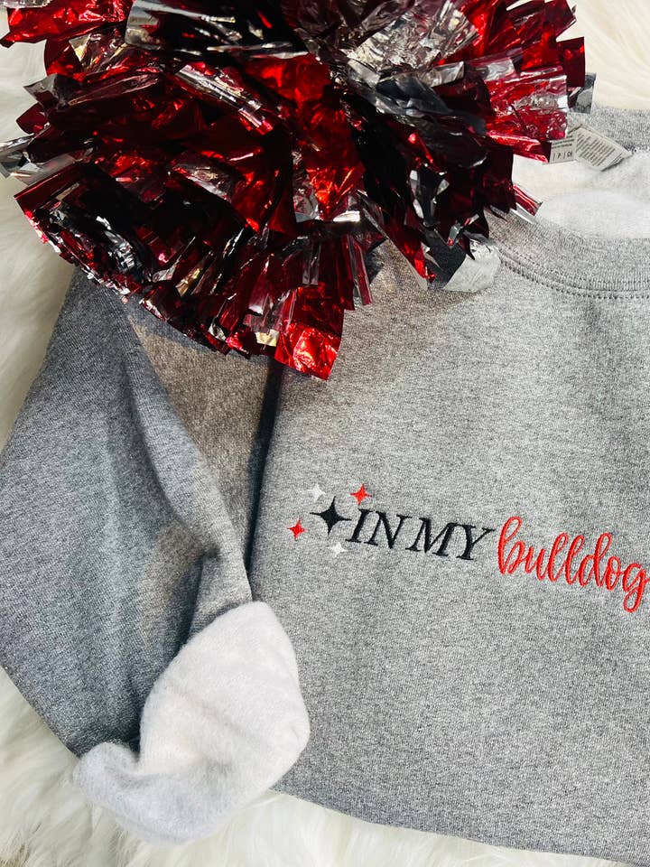 In my {mascot} era Game Day embroidered sweatshirt for wholesale by Truelove Apparel