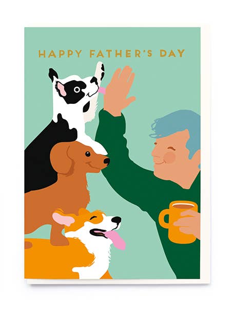 Biglietto per la festa del papà High five per la vendita all'ingrosso da parte di Noi Publishing