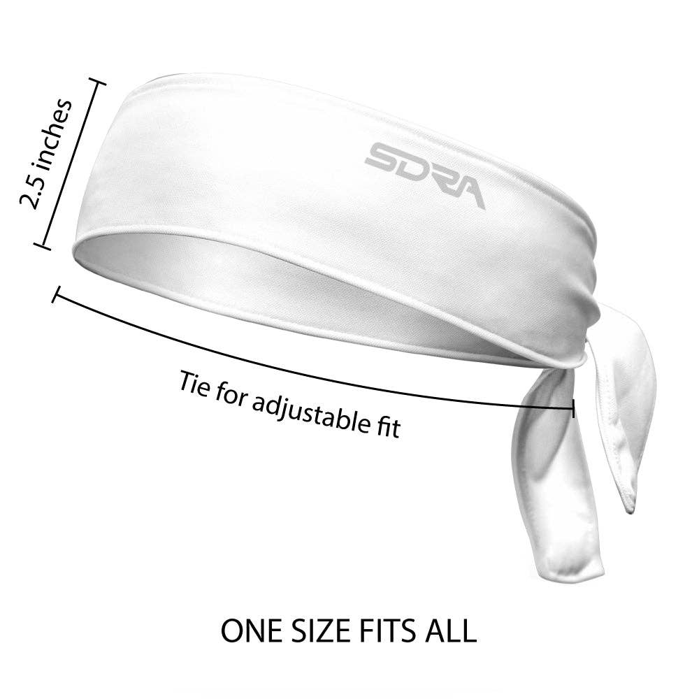 Runners Essentials by Without Limits - Wholesale Fashion Headband - Unisex - Blue Steel Tie Headband5