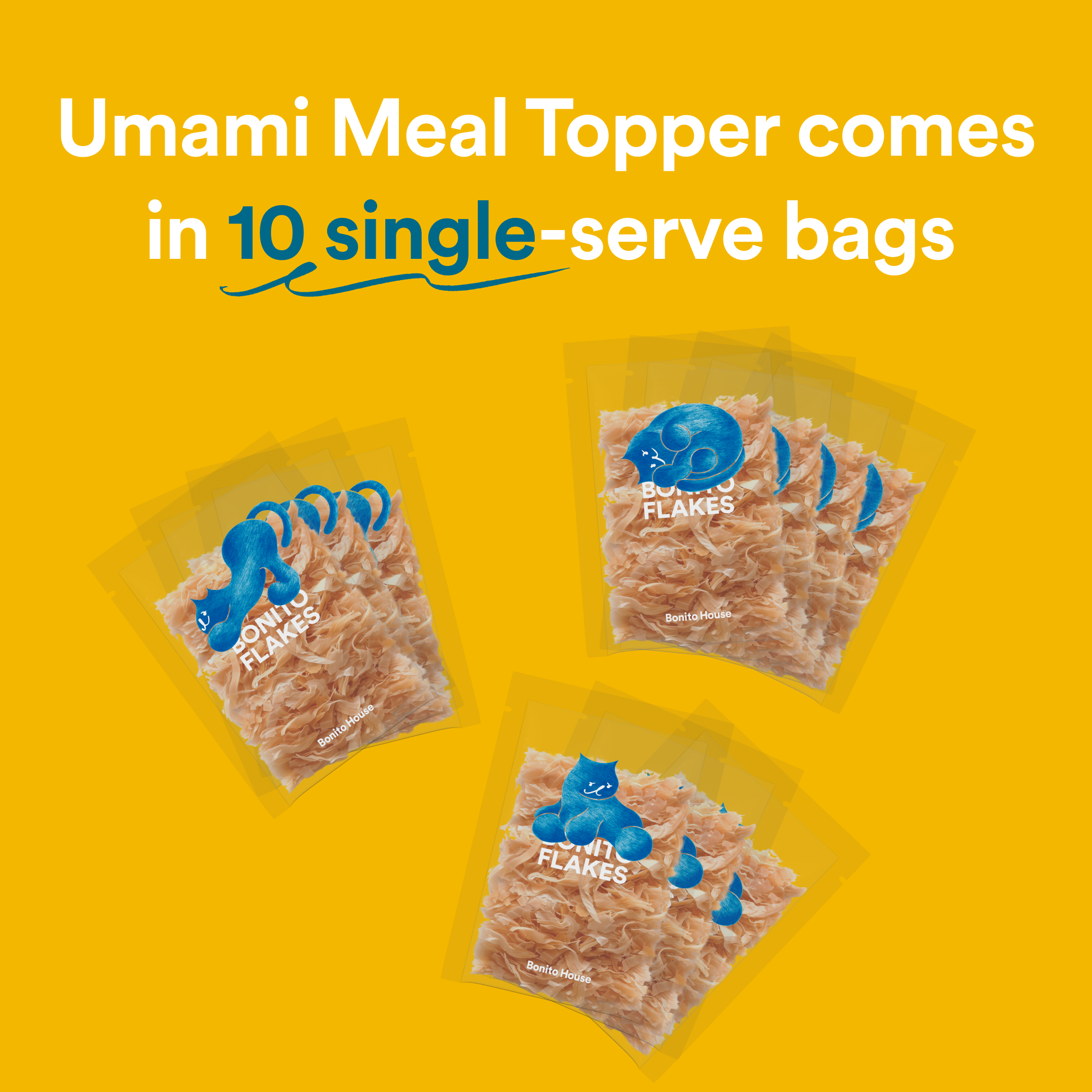 Bonito House - Wholesale Pet Treats - Cat - Umami Meal Topper: Bonito Flakes for Cats and Dogs11