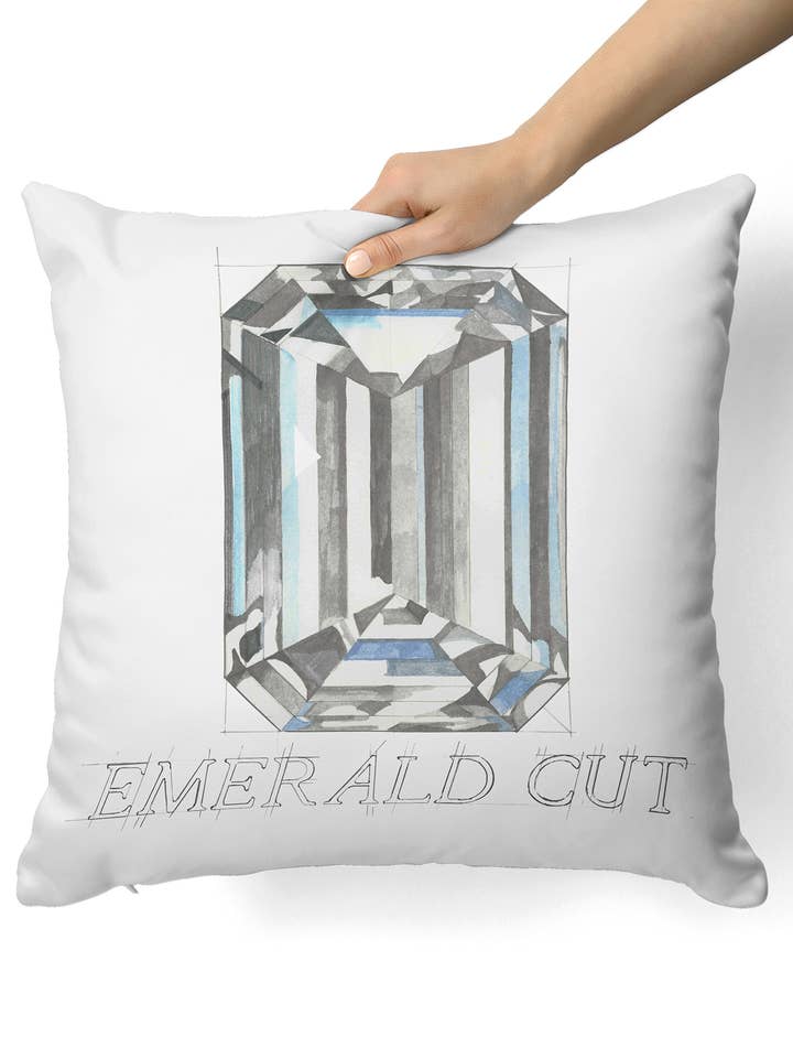 Emerald Cut Diamond Kudde för wholesale av Juler's Row