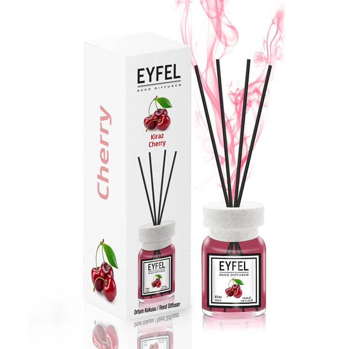 Eyfel Cosmetic - Wholesale Reed Diffuser - Eyfel Reed Diffuser Cherry - 120 ml0