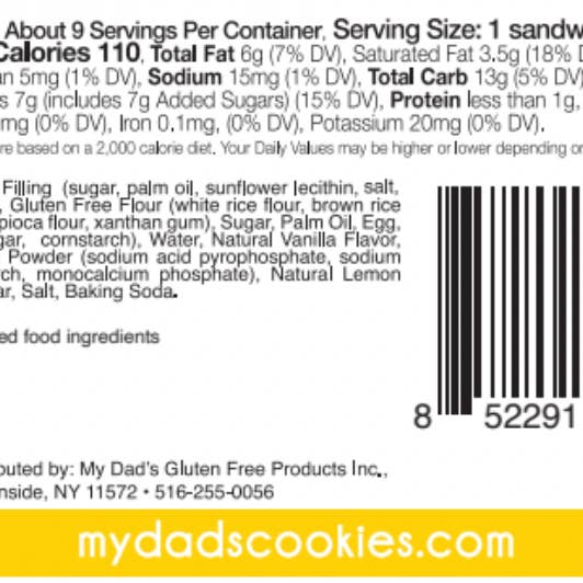 My Dad's Cookies - Wholesale Biscuit - Lemon Burst Linzers3