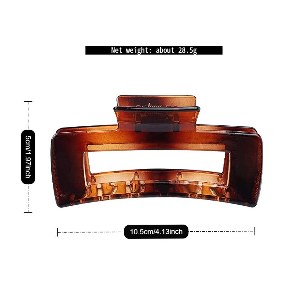 ACCITY - Wholesale Hair Clip - Women's - 4.1 Inch Matte PS Plastic Hair Claw Clip, Wholesal_CWAHA009130