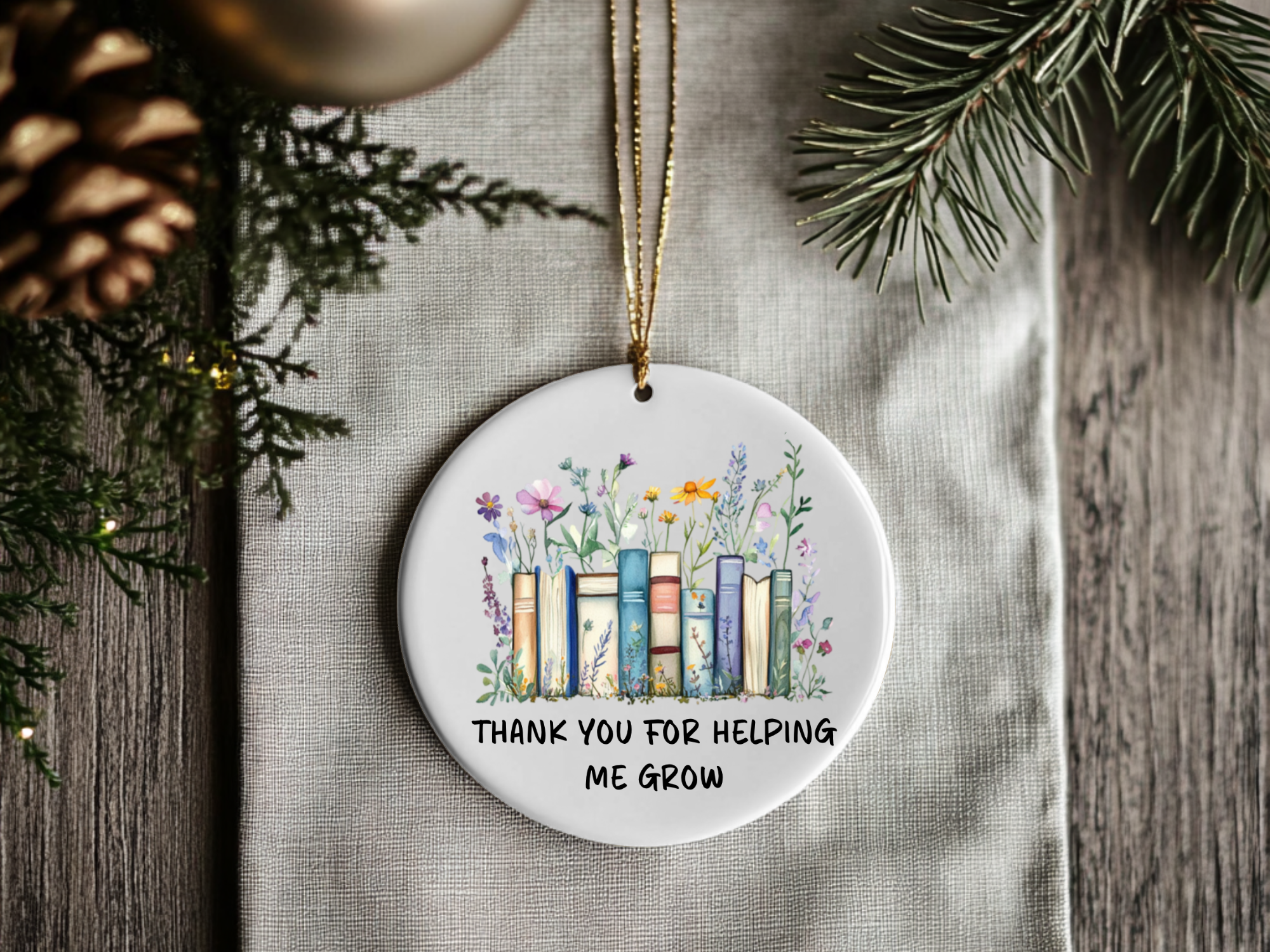 Fernville Creations - Wholesale Ornament - Teacher Ornament, Thank You Care Giver Gift, Christmas Tree4