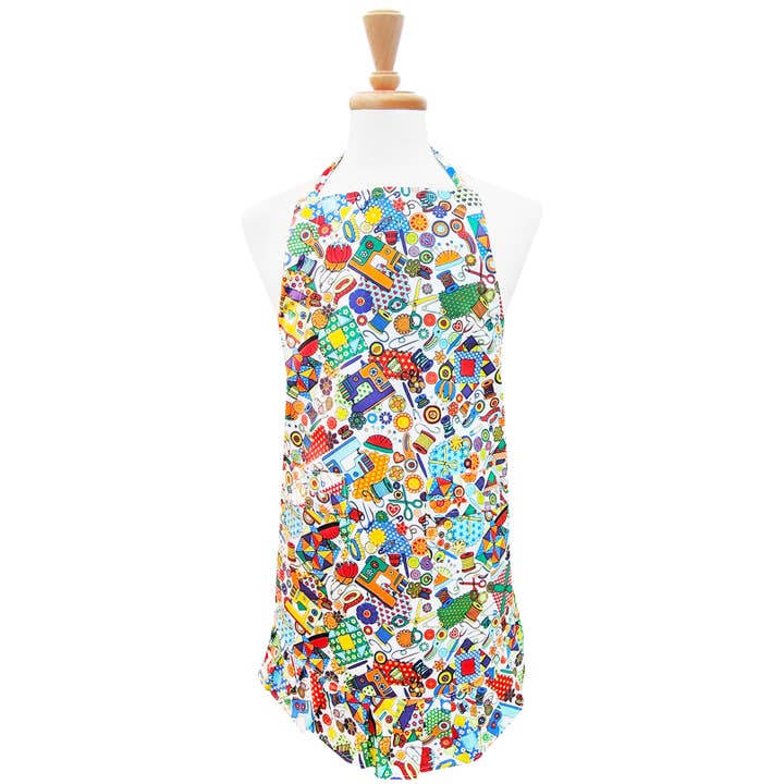 Sewing Ruffle Apron for wholesale by Two Lumps of Sugar