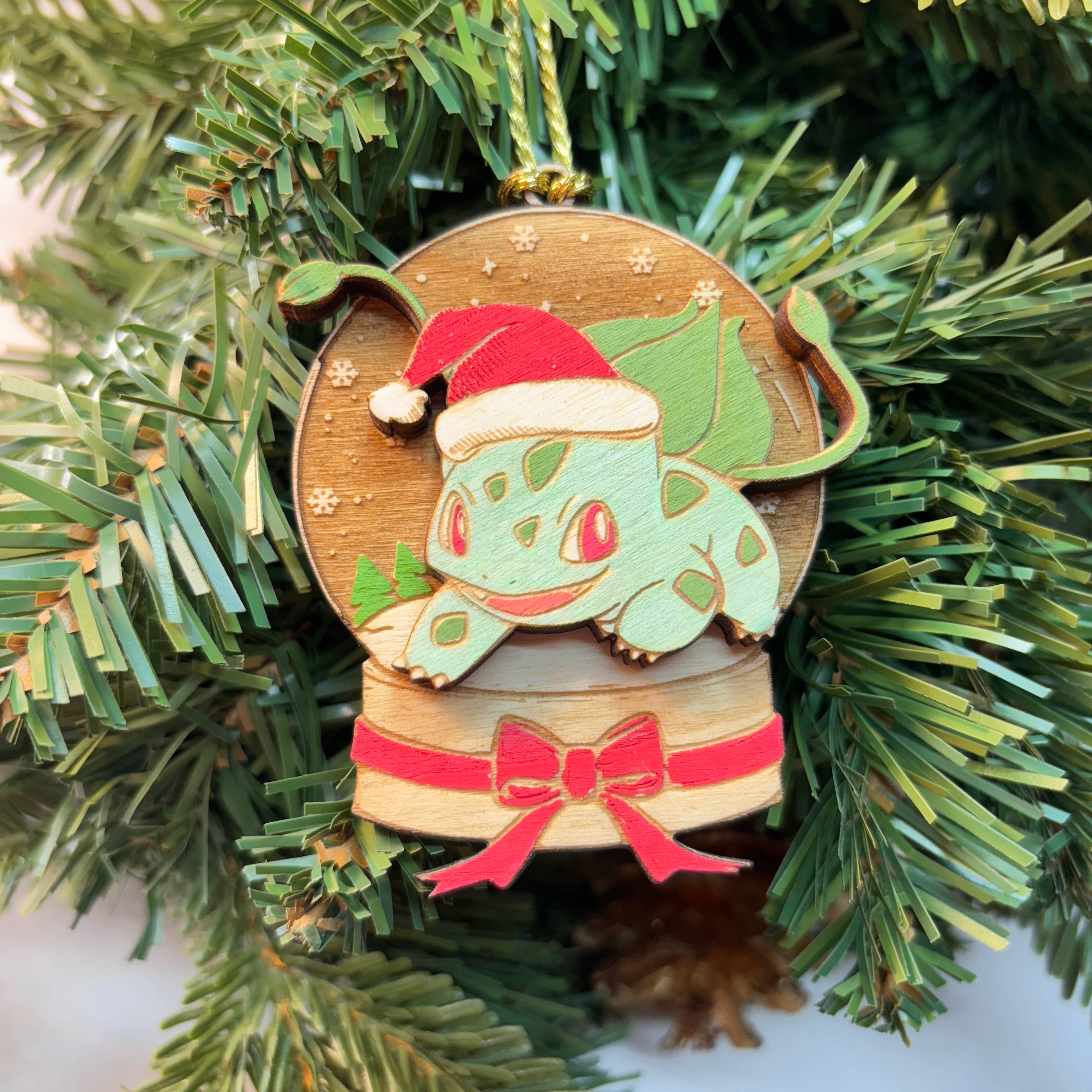 Studio Rima - Wholesale Ornament Set - Pokémon Christmas Ornaments - 30pcs - Wooden Ornaments3
