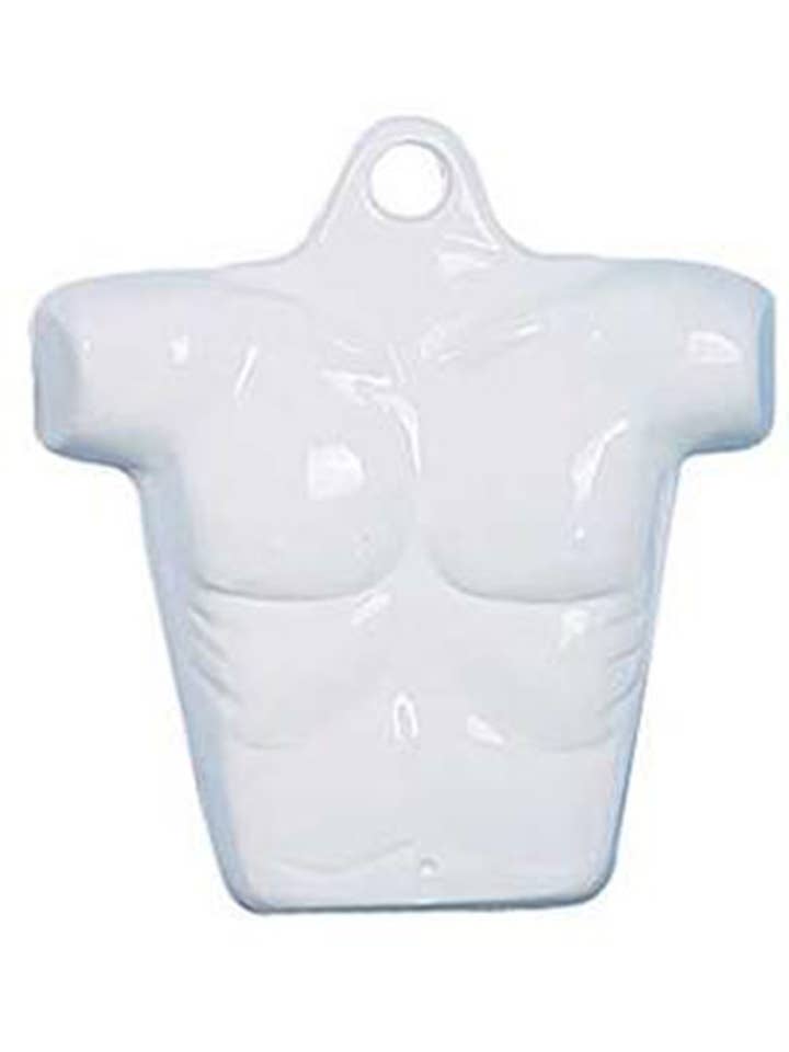 Economy Male White Plastic Shirt Form for wholesale by Store Supply Warehouse