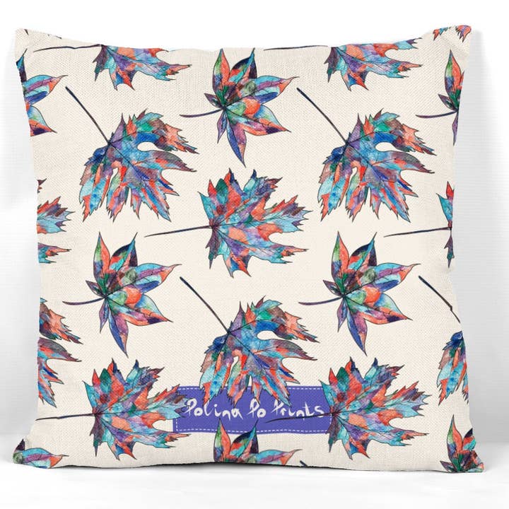 Federa con foglia d'acero. Regalo per il Giorno del Canada. Regalo per amanti della natura. per la vendita all'ingrosso da parte di Polina Po Prints