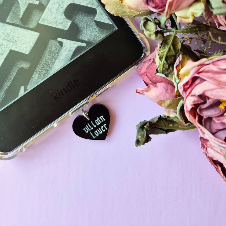 Villain Lover Fantasy Dark Romance Kindle Charm, Phone Kobo for wholesale by Enchanted Endings