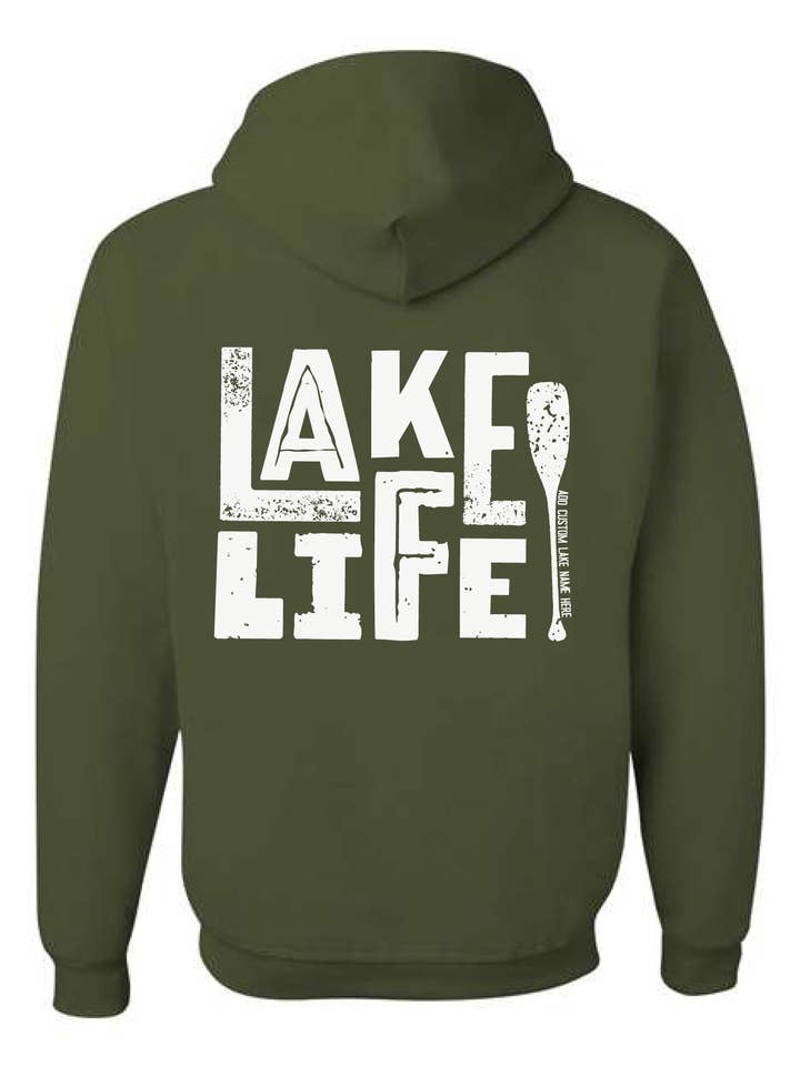 DIYxe – Engroshandel Hoodie – Kvinder – Lake Life Oar personlig Lake hættetrøje | Sommertøj2