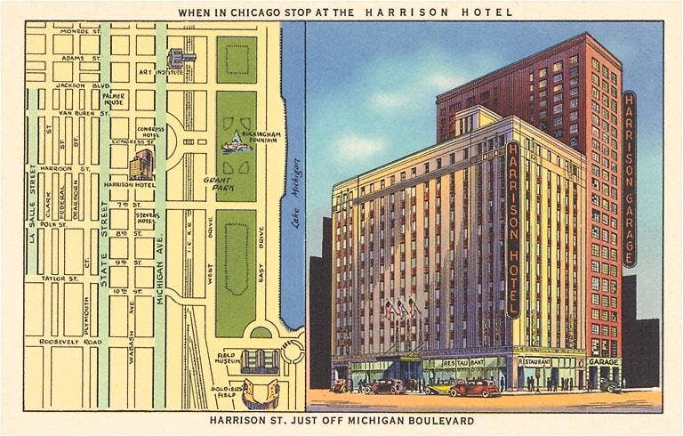 Found Image Press - Wholesale Sticker - Sticker CH-561 Harrison Hotel0