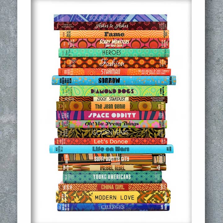 The Northern Line – wholesale Poster – Bowie by the book - Music Poster