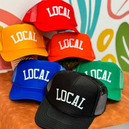 LOCAL Hats Set of 6 - Rainbow for wholesale by MM Designs