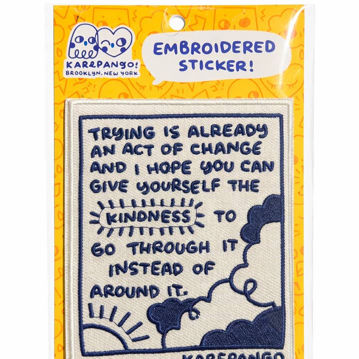 Large Embroidered stickers for wholesale by Karepango