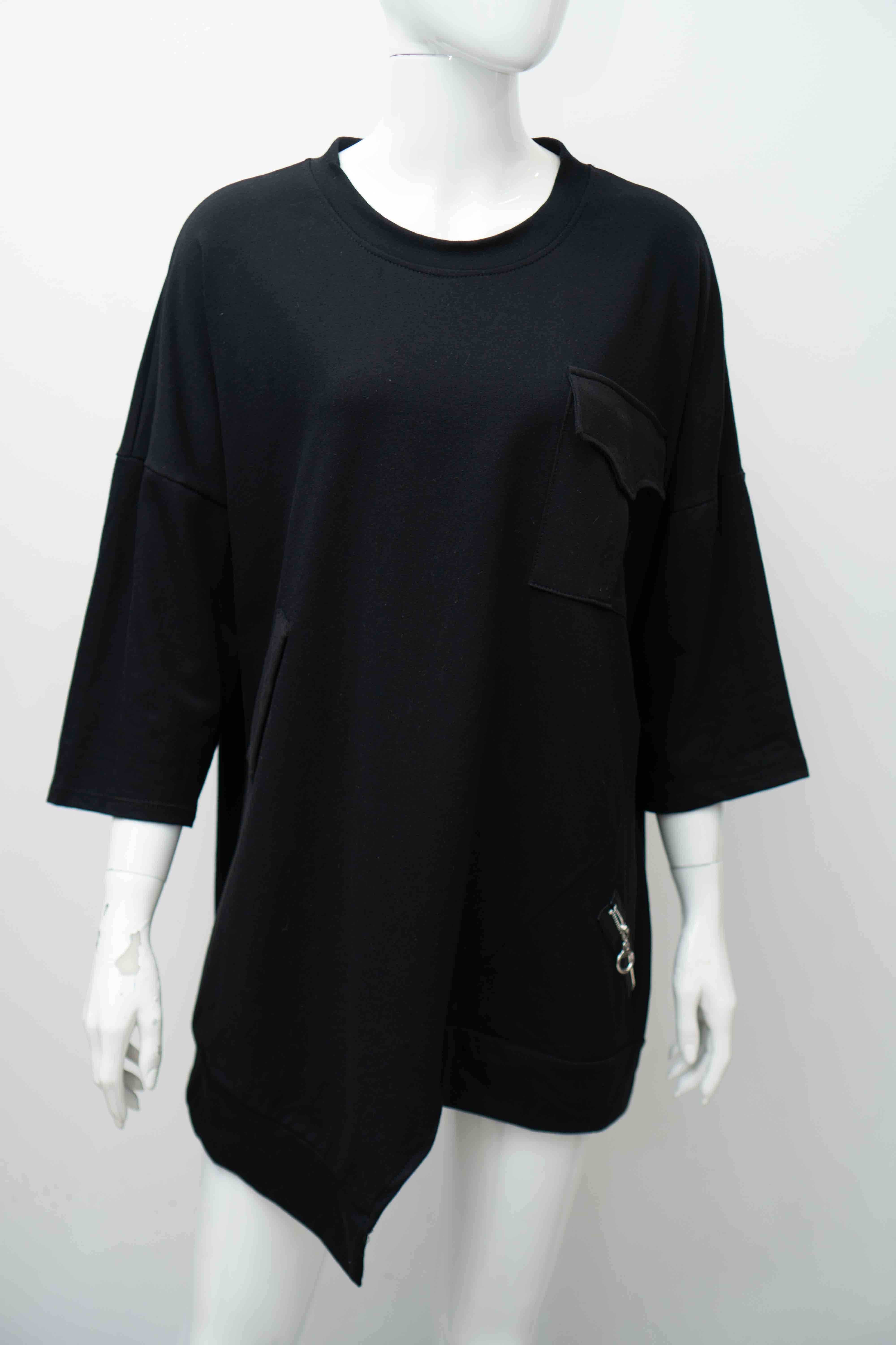 MOOYA - Wholesale T-shirt – women's - Oversized plain cotton T-shirt i70494