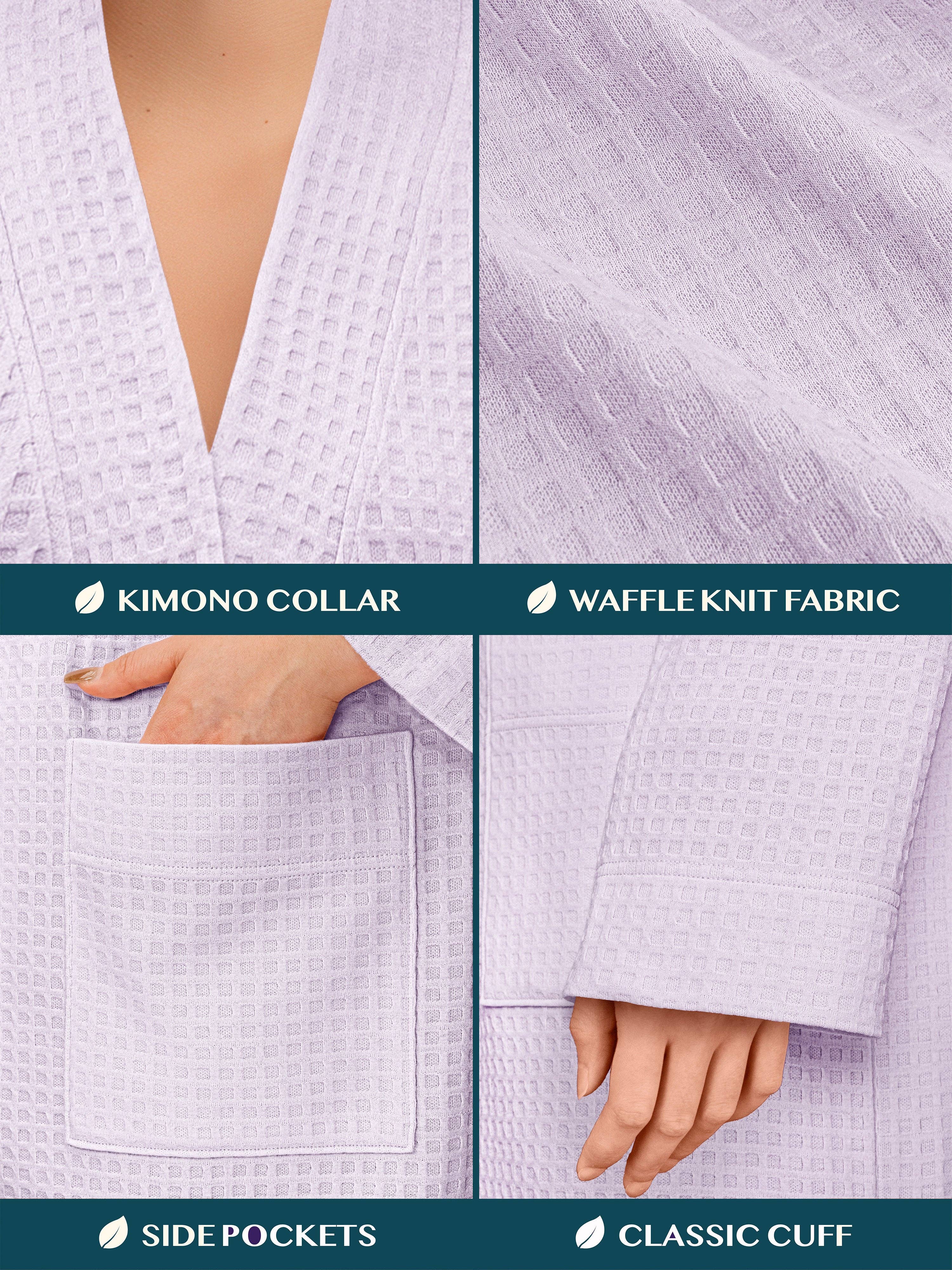 Pavilia - Wholesale Robe - Women's - Women's Waffle Texture Knit Robe28