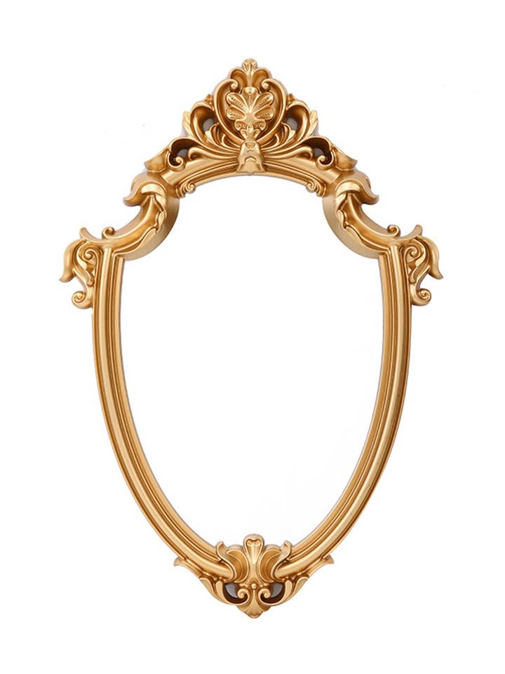 Specchio a scudo in resina intagliata M0441 per la vendita all'ingrosso da parte di Ole