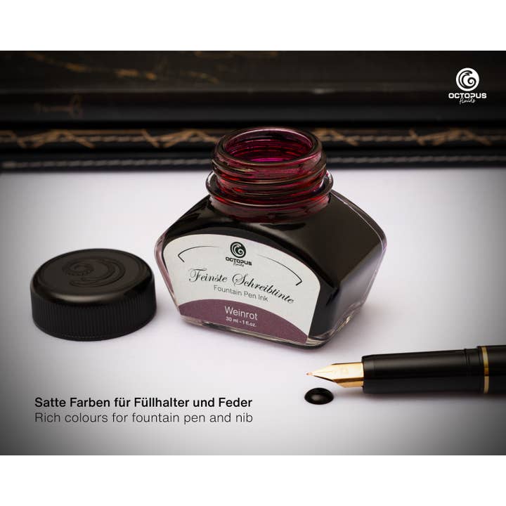 Octopus Concept GmbH - Wholesale Writing Ink - Writing ink wine red 30 ml3
