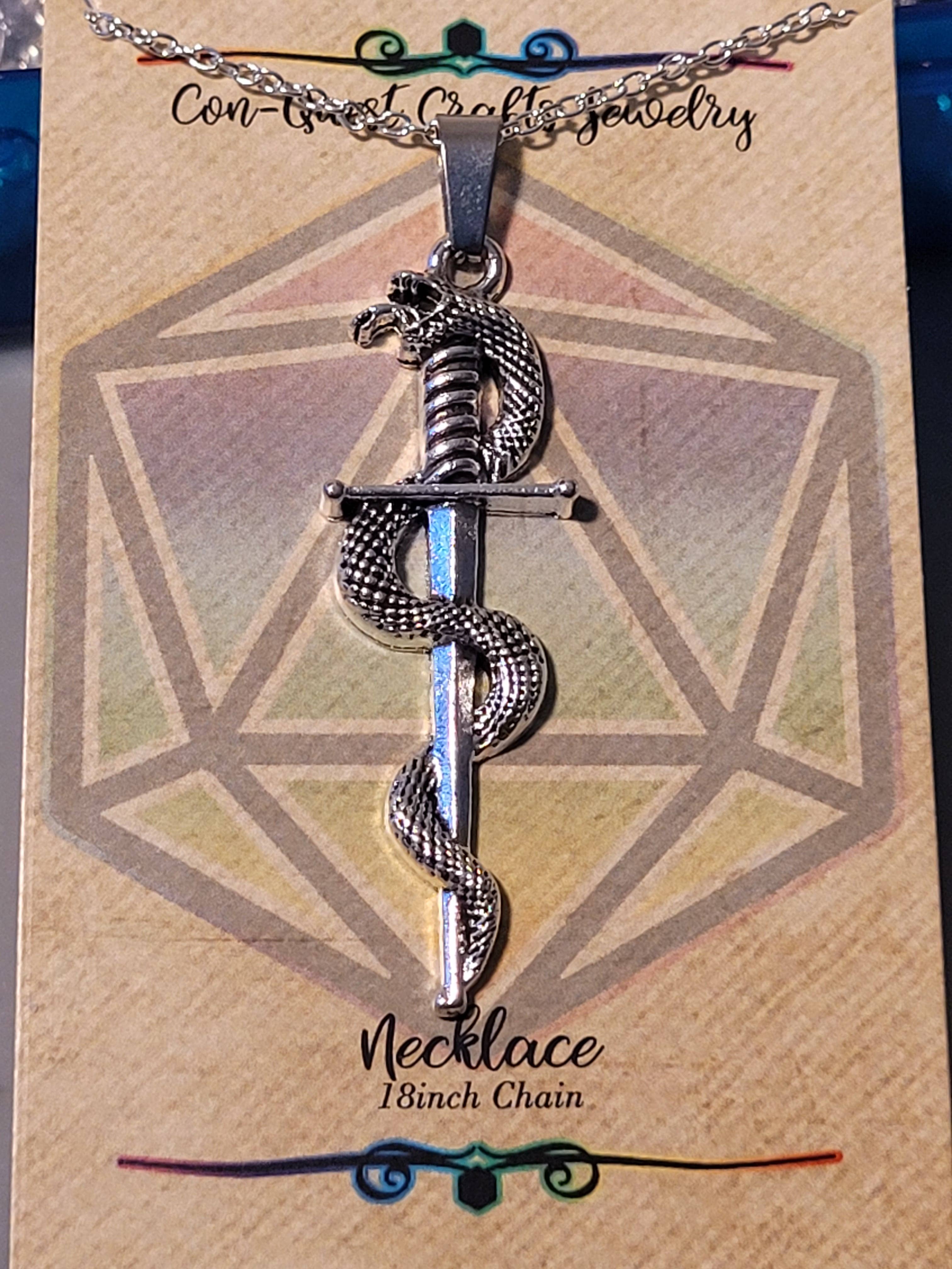 Con-Quest Crafts - Vente Boucles d'oreilles pendantes - Boucles d’oreilles et colliers à thème fantasy, gothique, RPG et gaming21