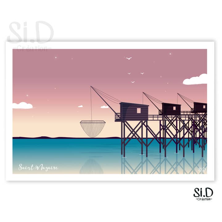 Si.D - Wholesale Poster - Rade de Saint-Nazaire Day poster
