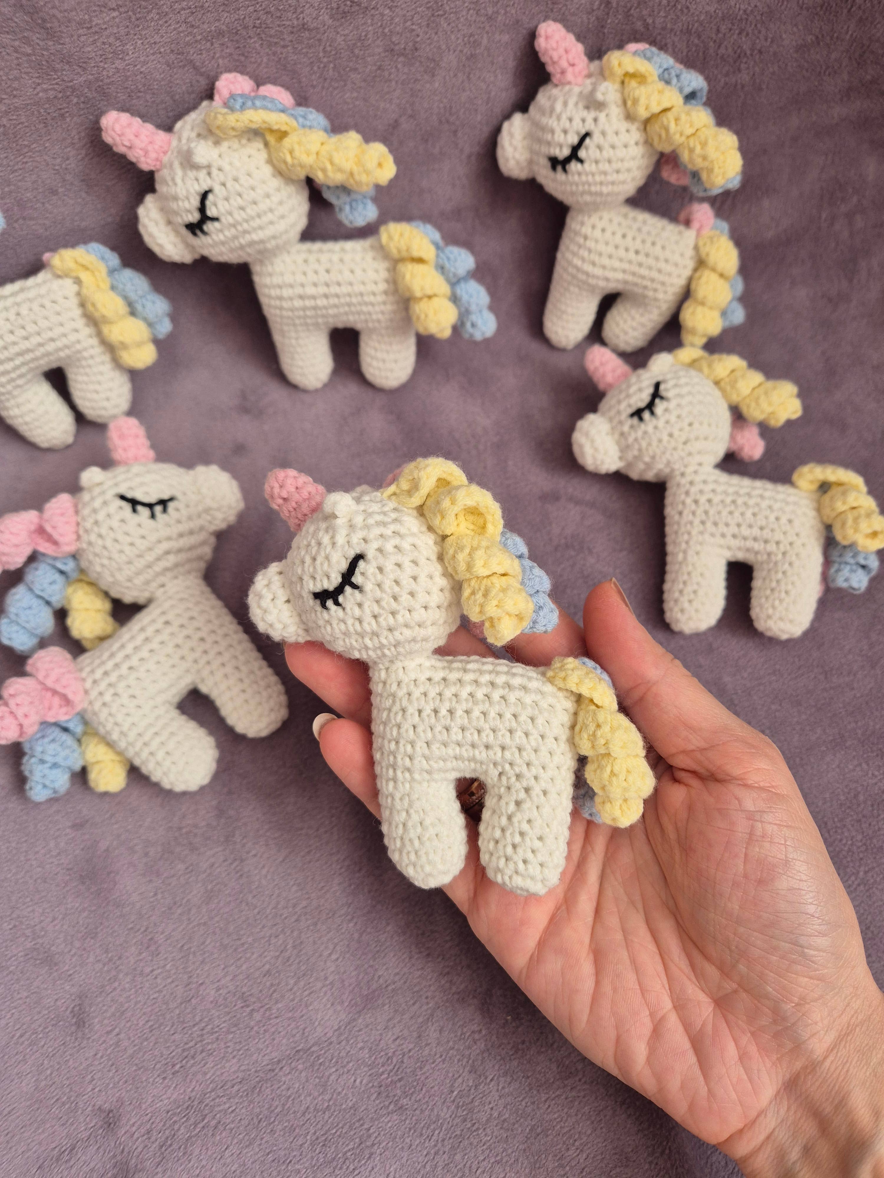 despinacrafting - Wholesale Stuffed/Plush Toy - Kids & Baby - Crochet Unicorn, Stuffed Toy 5
