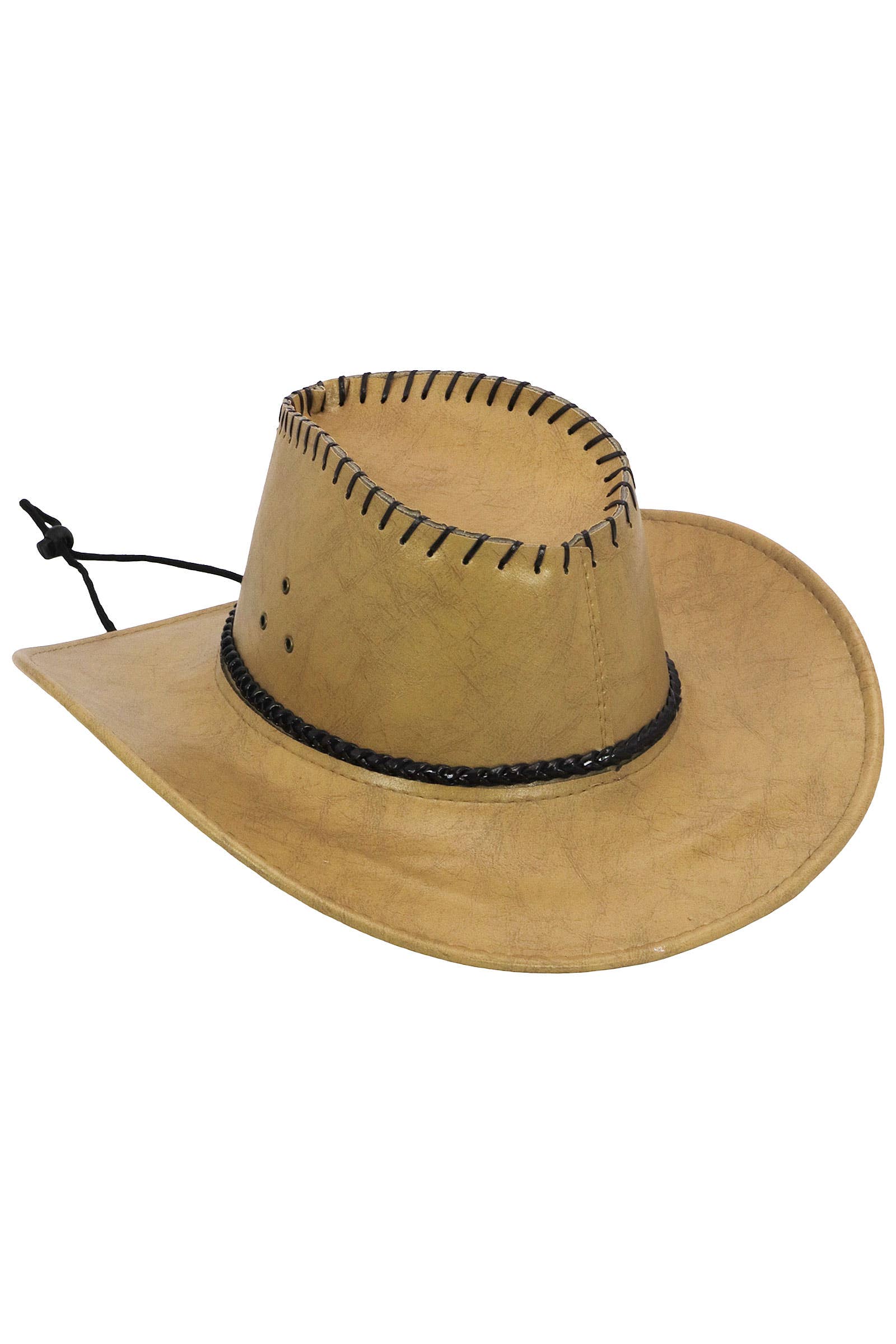 Cap Zone - Wholesale Cowboy Hat - Unisex - Braided Vegan Leather Cowboy Hat6