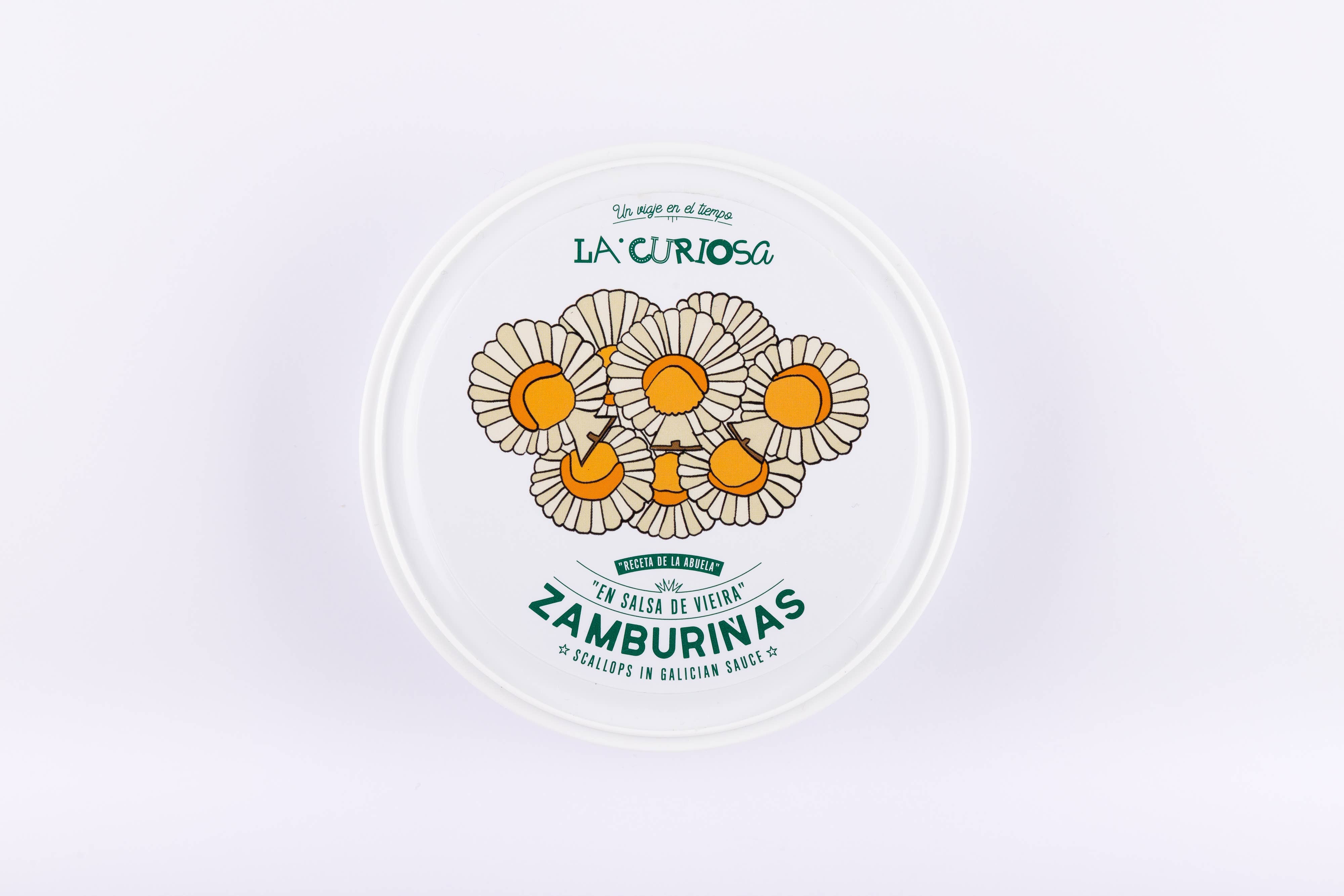 La Curiosa - Wholesale Tinned Fish - Scallops in scallop sauce2