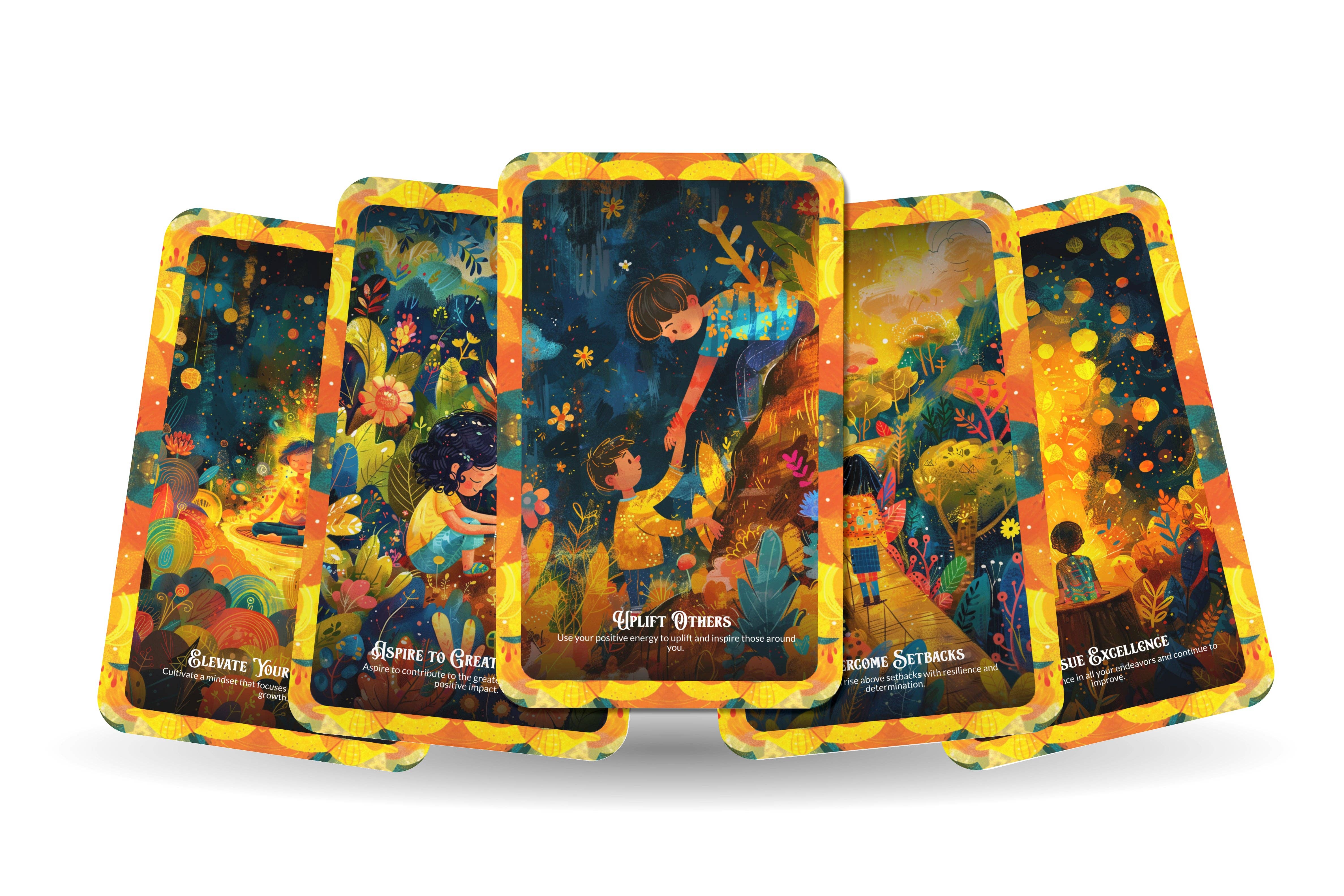 Ibiza Tarot USA - Vente Cartes de tarot - Higher Ground Oracle Cards - Un voyage spirituel unique - Inspiré des paroles - Cartes de pleine conscience6