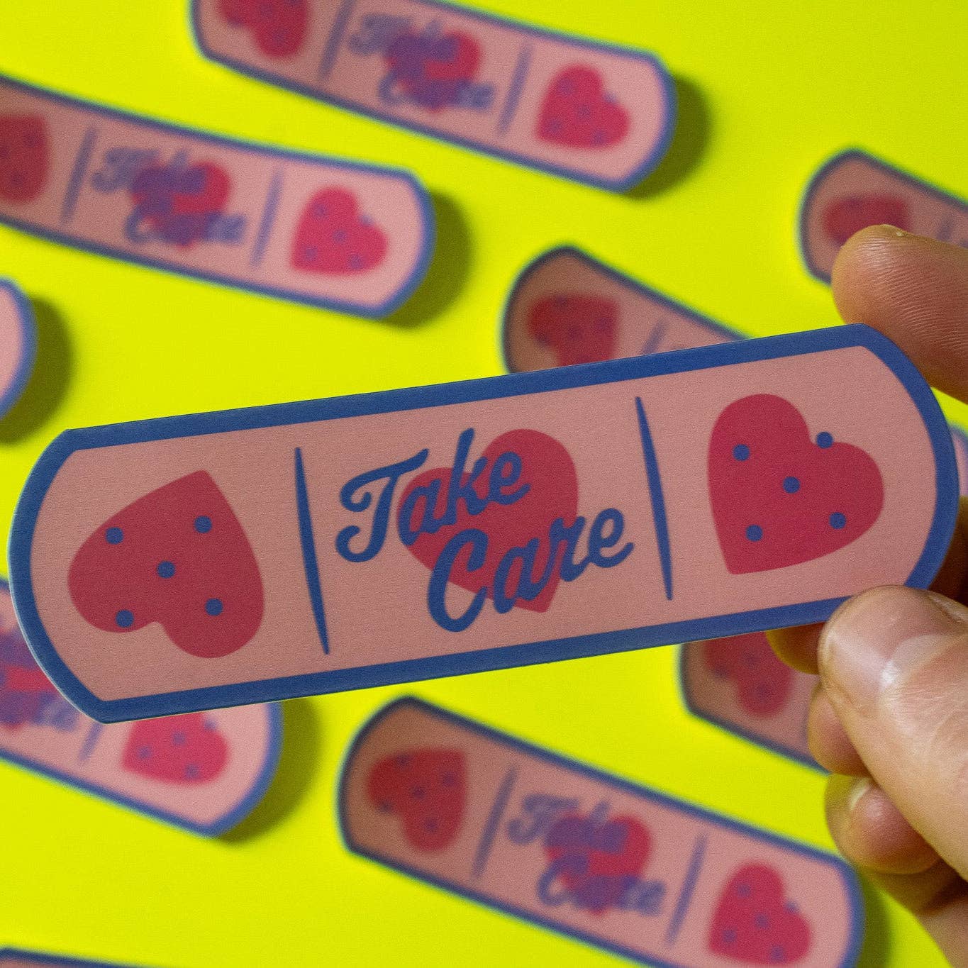 Doctor Scribble - Wholesale Sticker - Take Care Bandaid Vinyl Sticker5